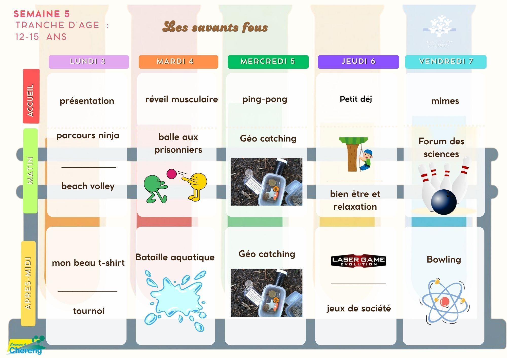 12-15 ans août semaine 1