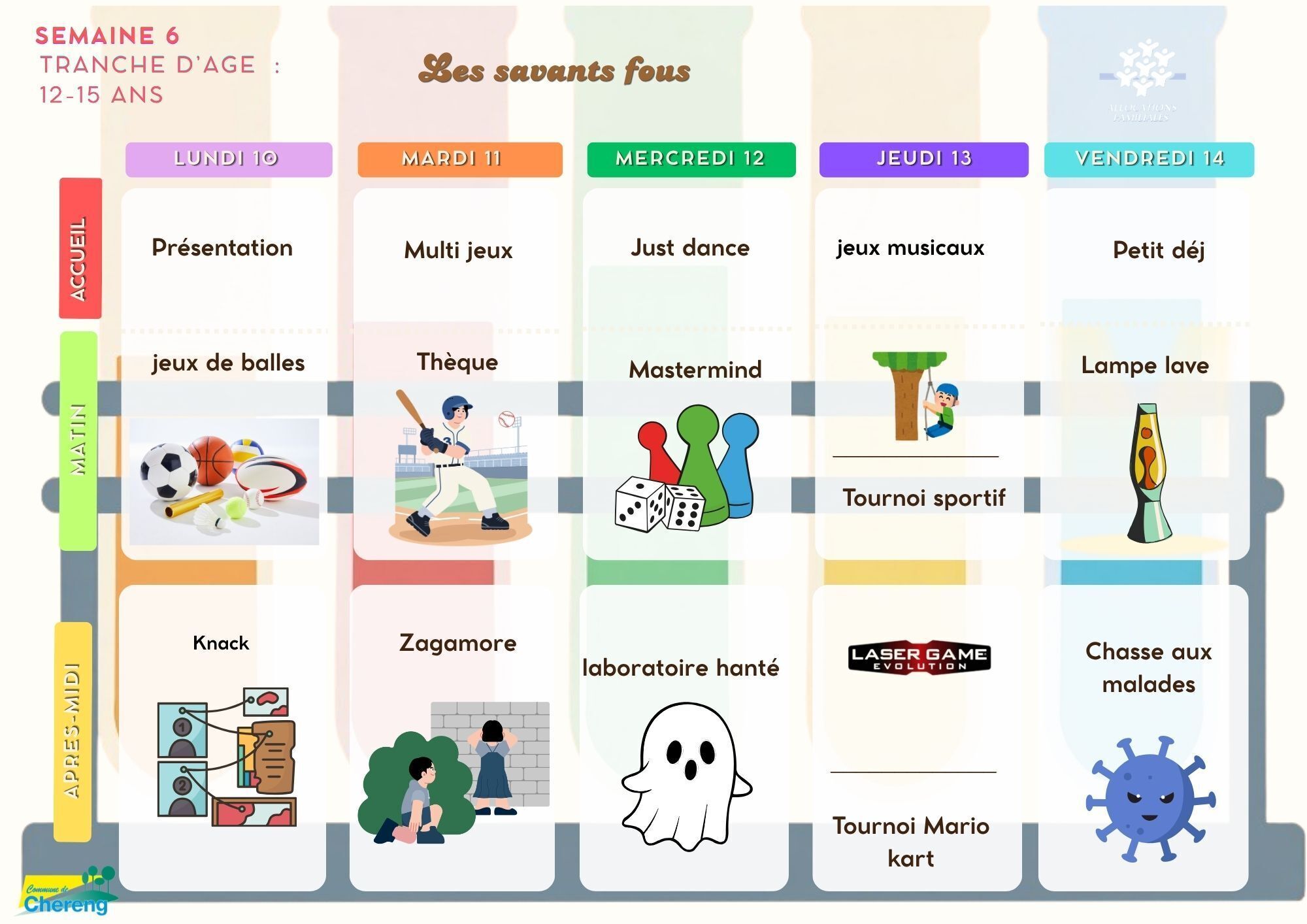 12-15 ans semaine 2