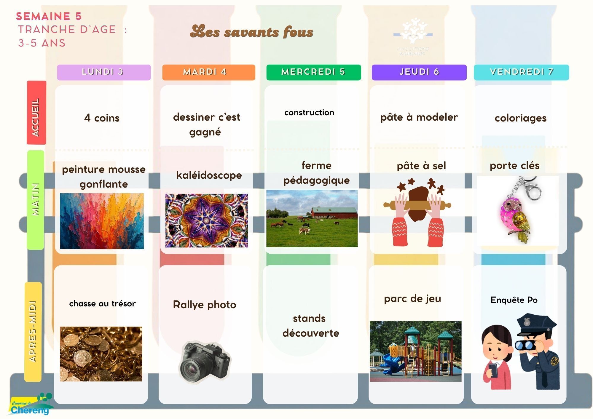 3-5 ans août semaine 1