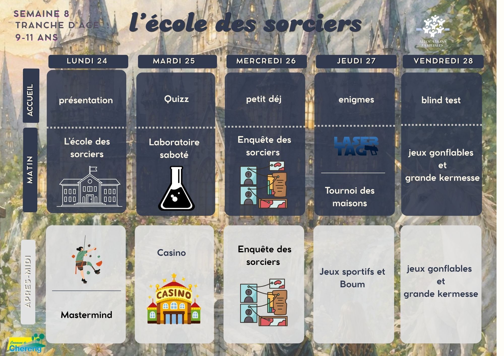 9-11 ans août semaine 4