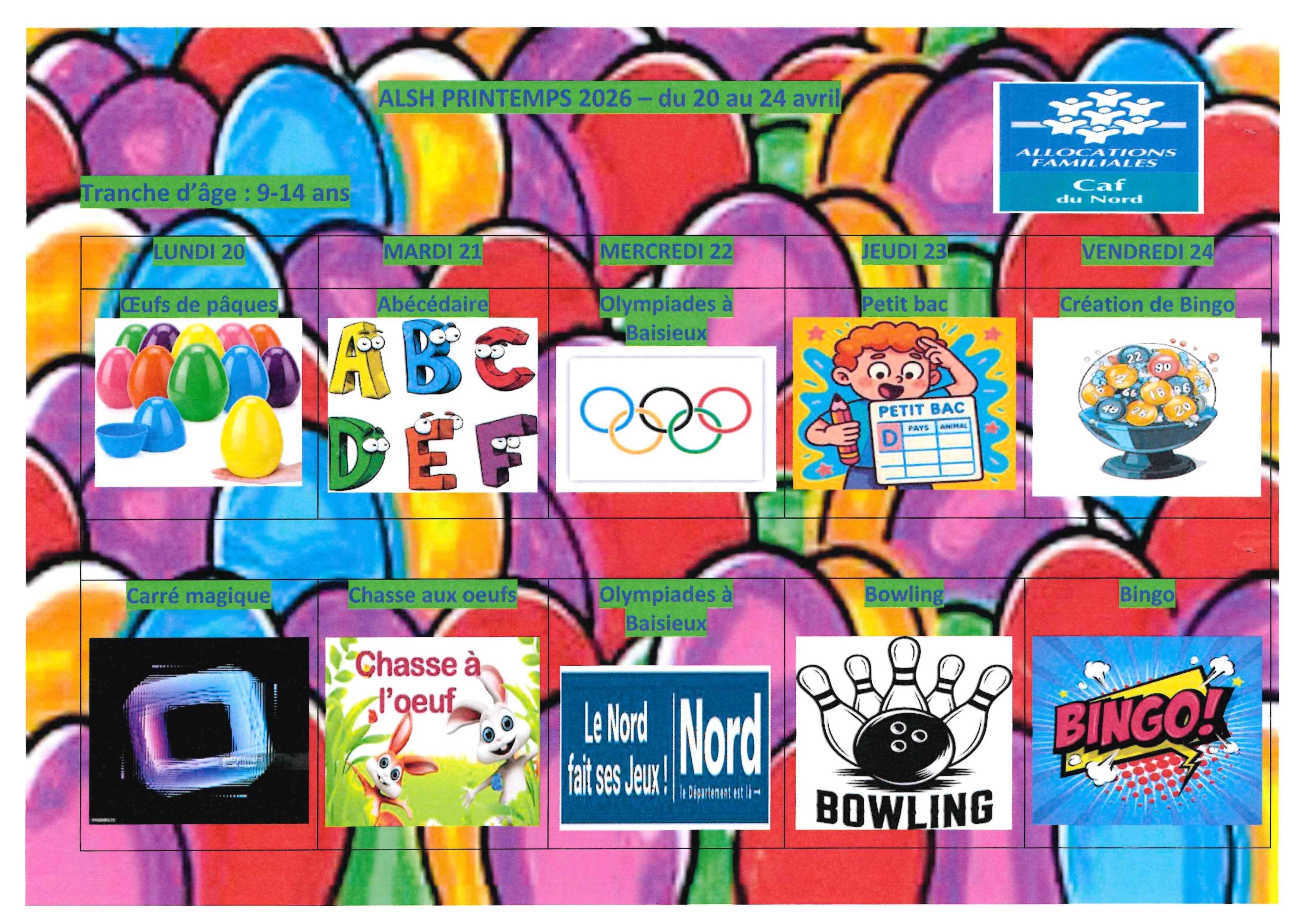 9-14 ANS - SEMAINE 2