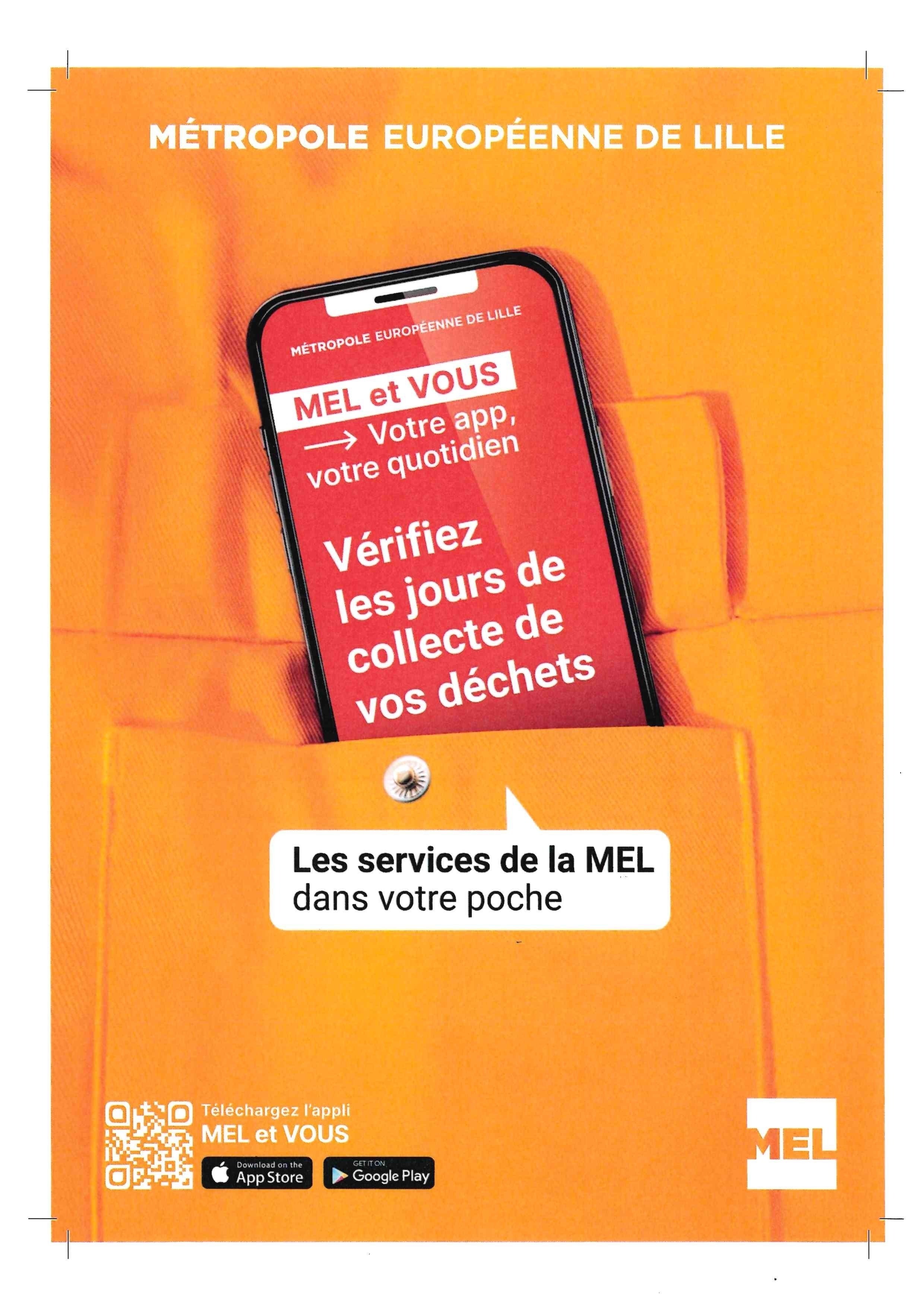 affiche application MEL et Vous