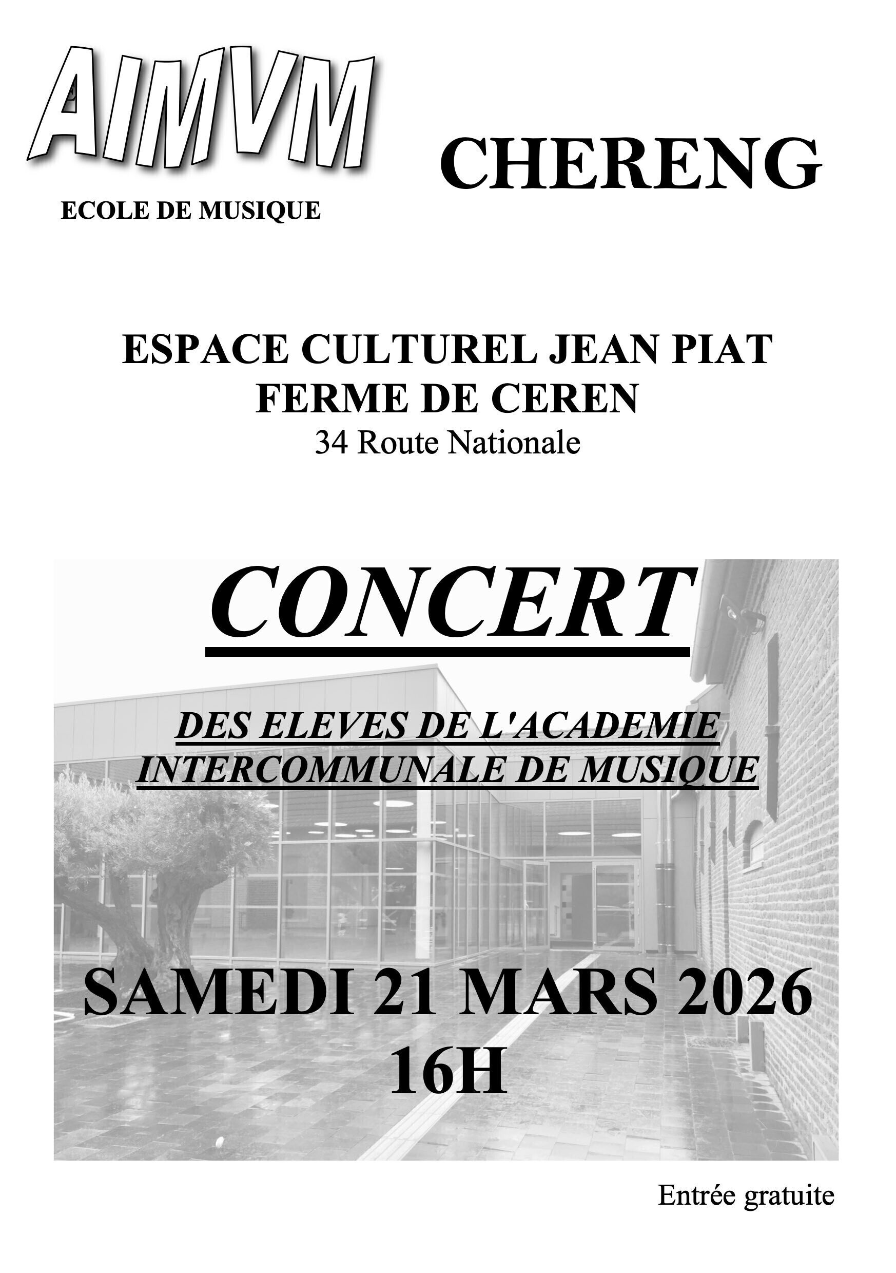 affiche concert aimvm mars 2026