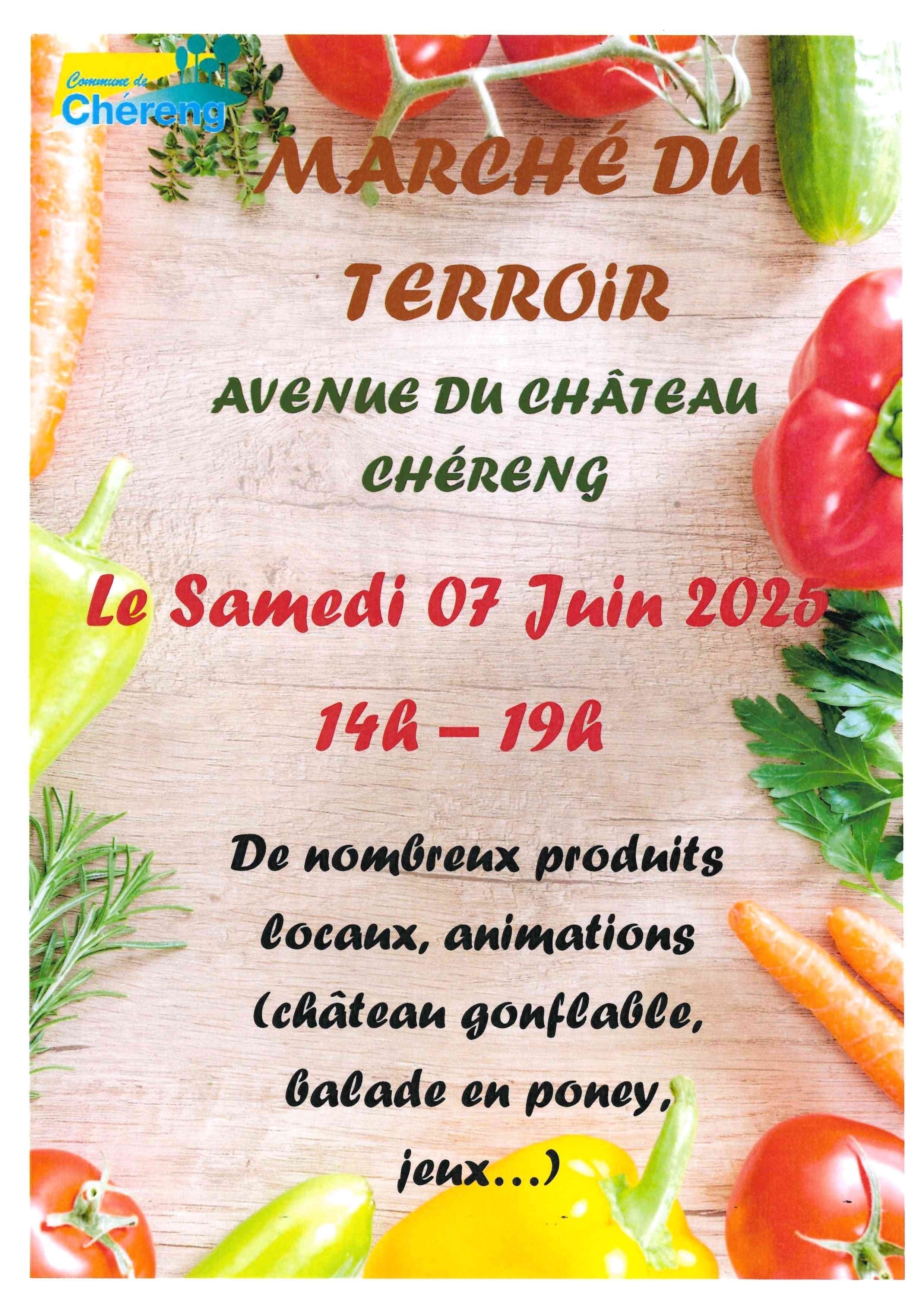 Affiche marché du terroir 2025