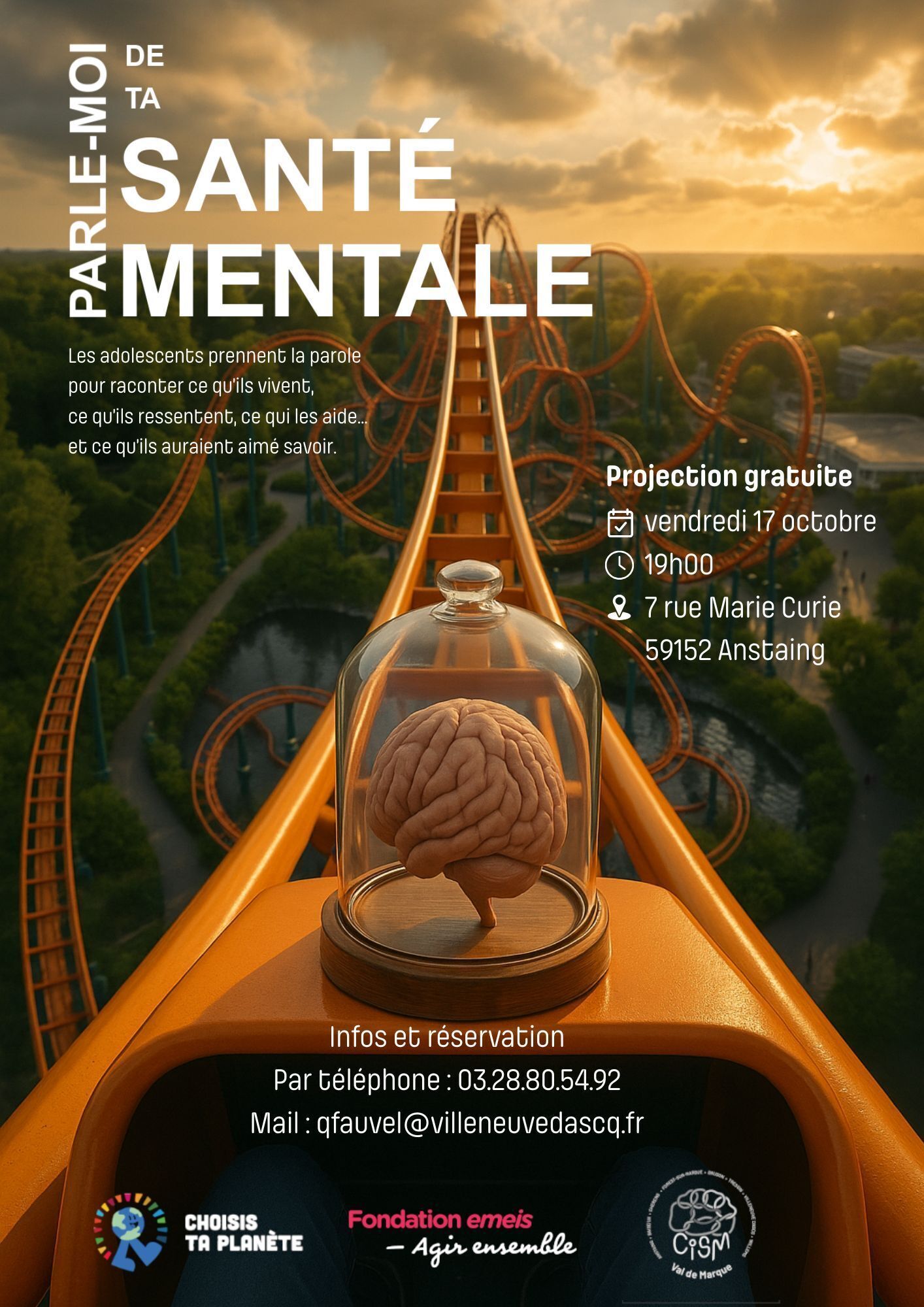 Affiche parle moi de ta santé mentale