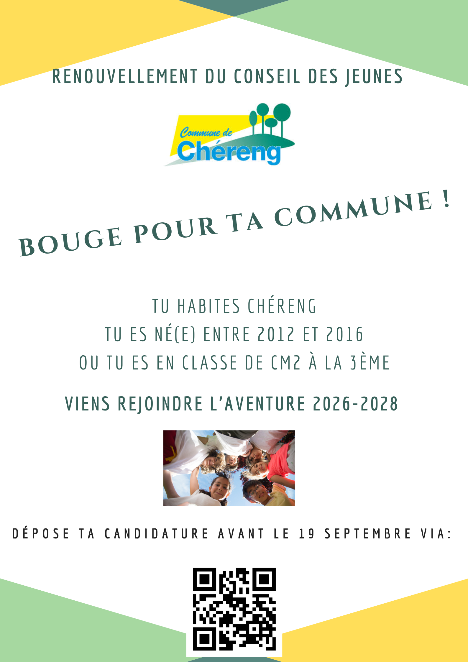 affiche renouvellement CMJ 2026-2028