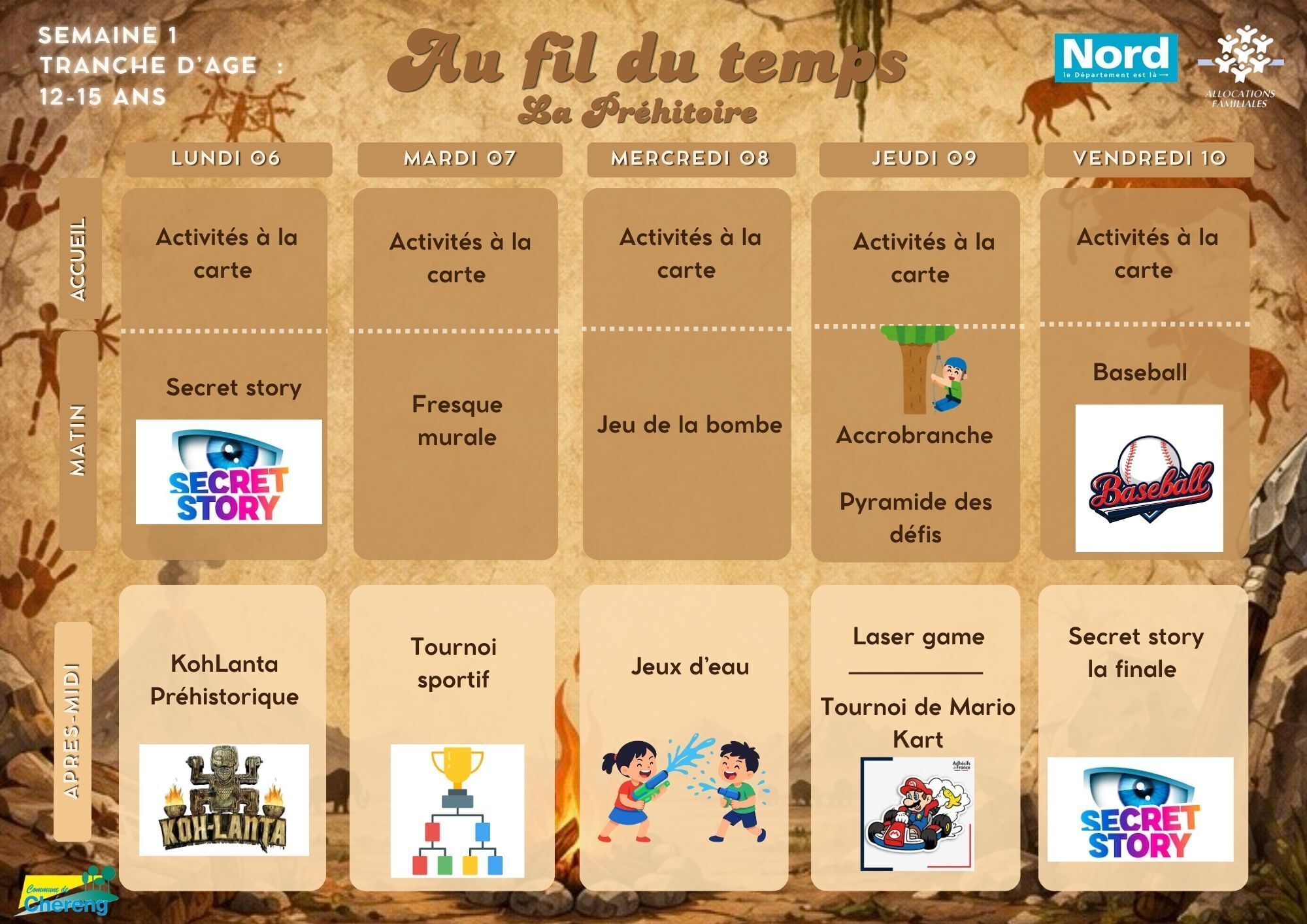 ALSH 12-15 ans sem 1