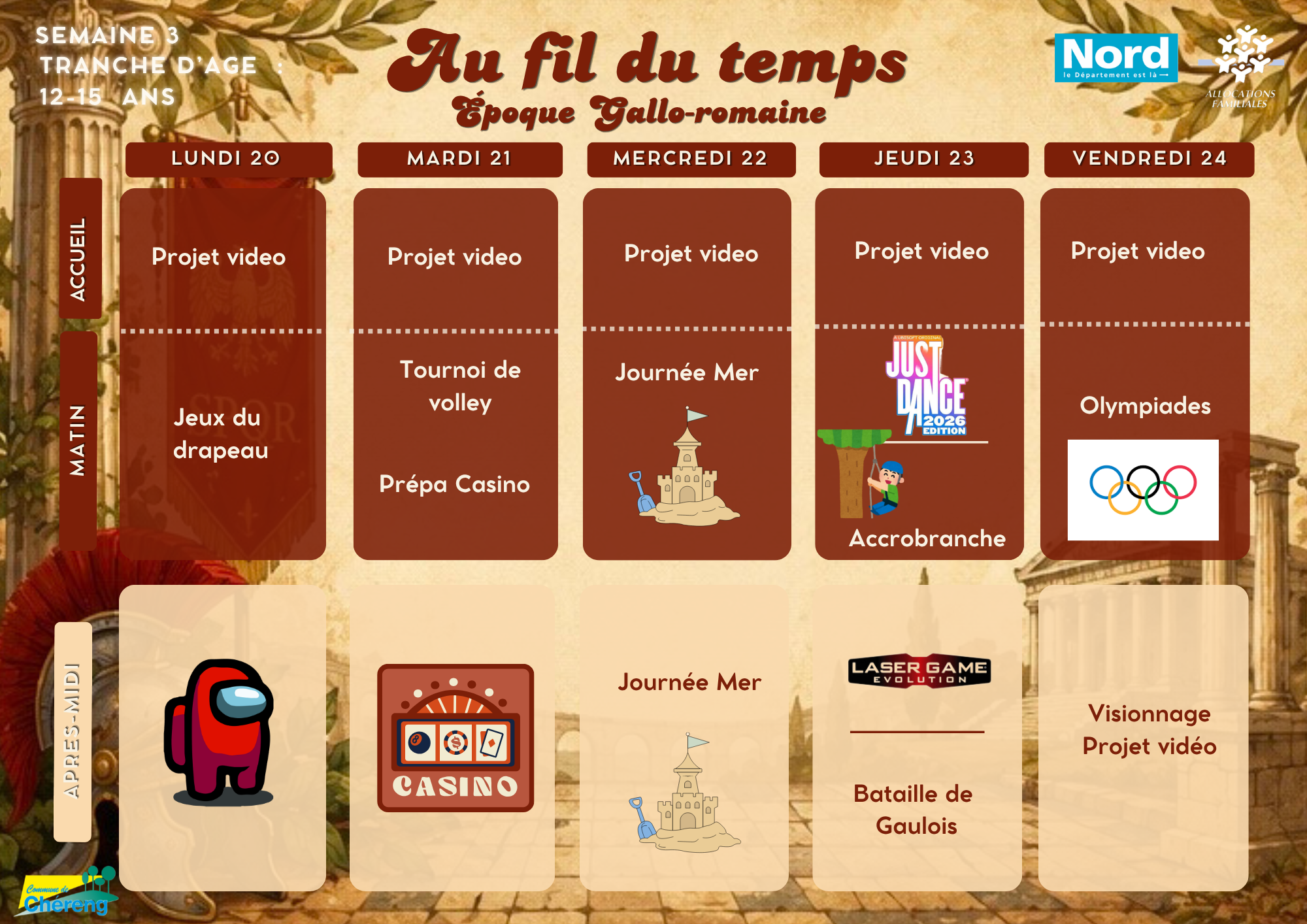 ALSH 12-15 ans sem 3