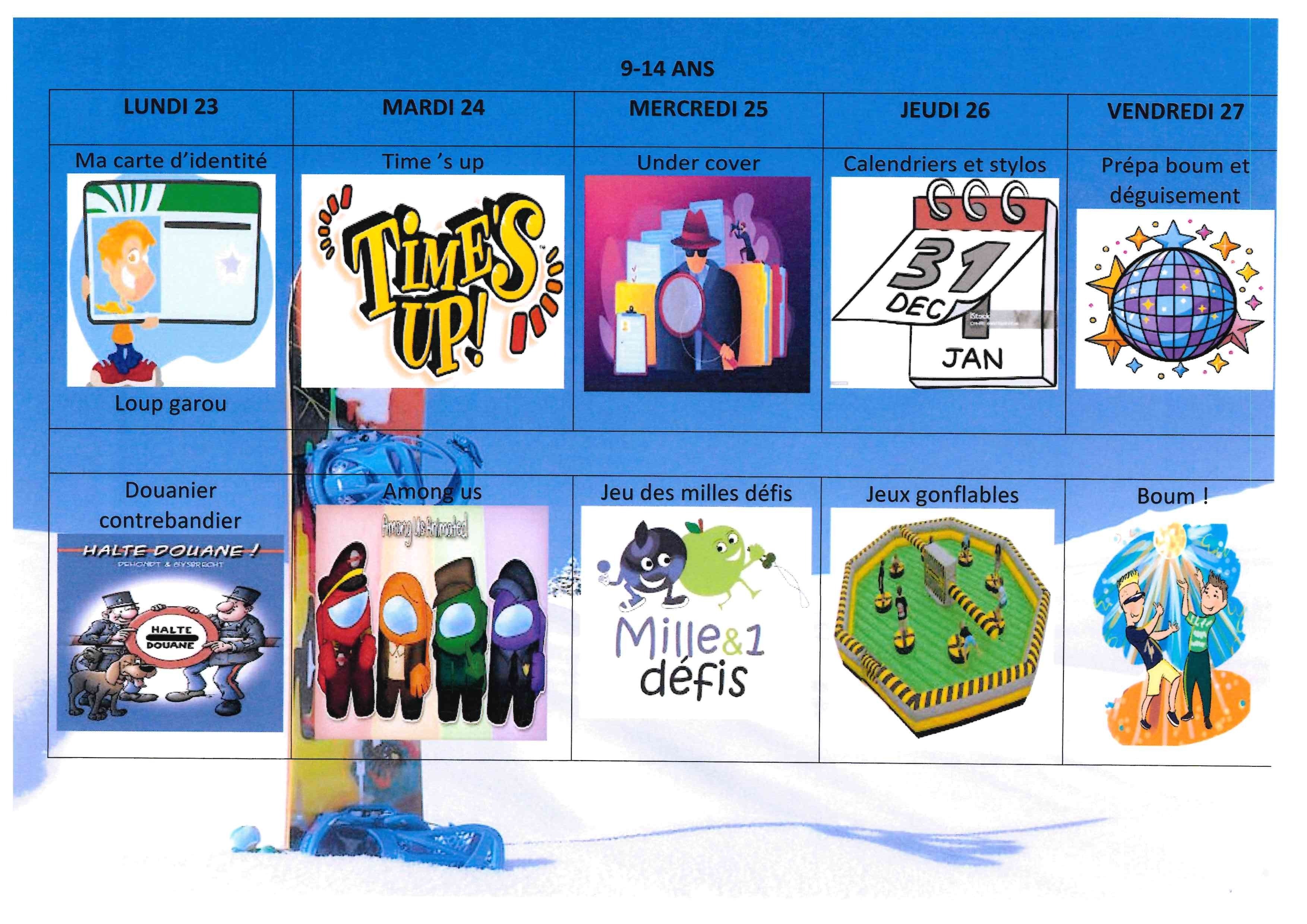 ALSH 9-14 ans - semaine 2