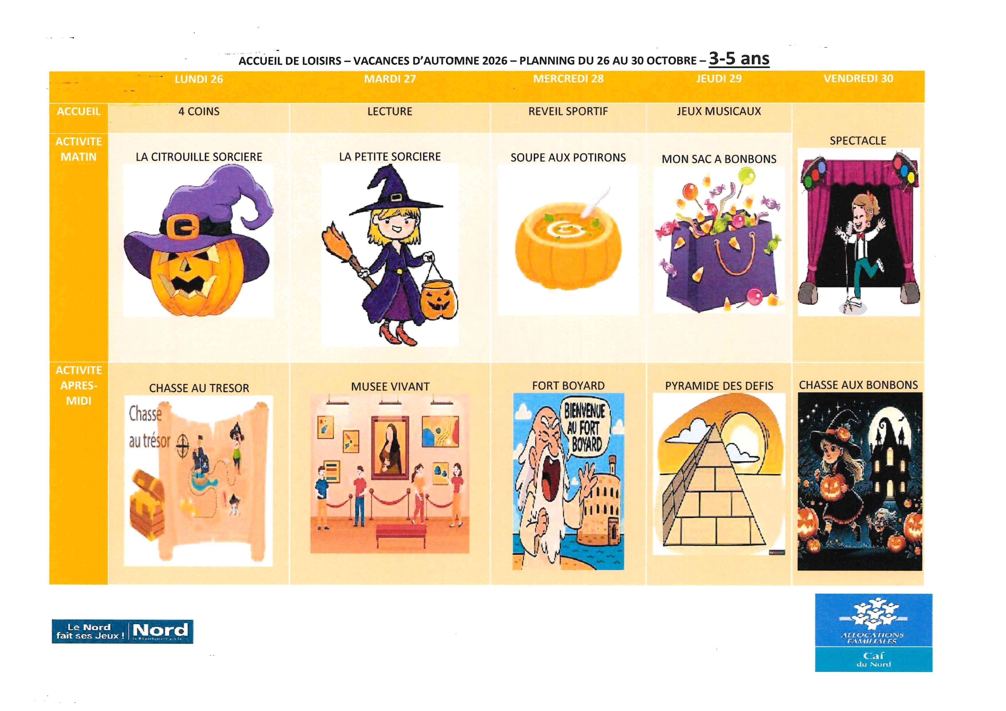 ALSH SEMAINE 2 - 3-5 ANS