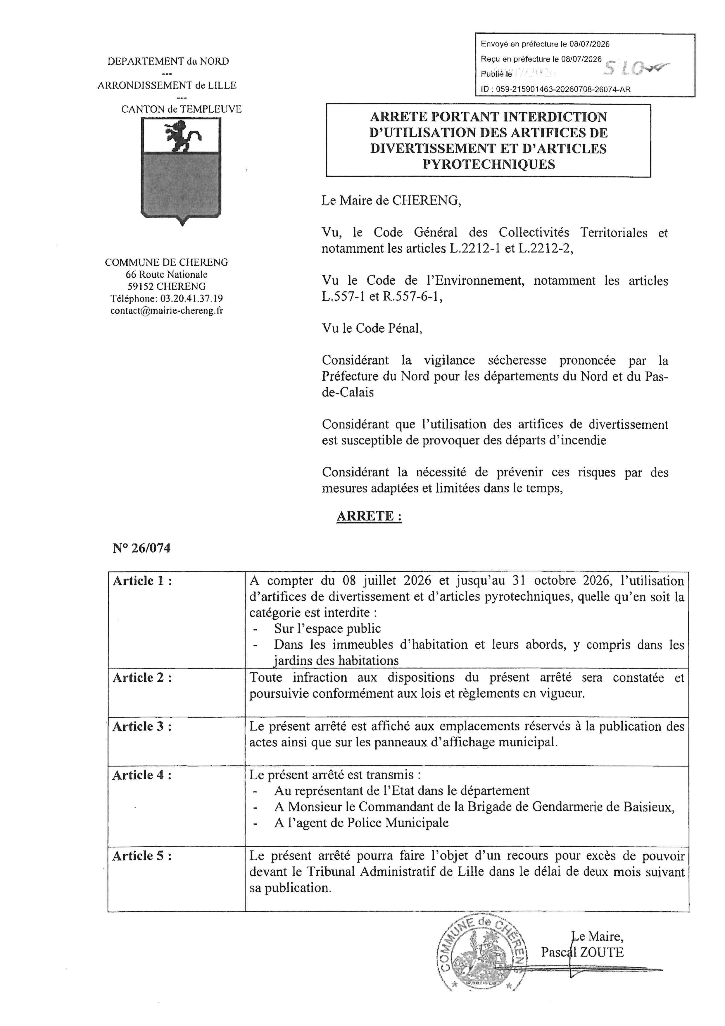 Arrêté municipal interdiction feu d'artifices jpeg