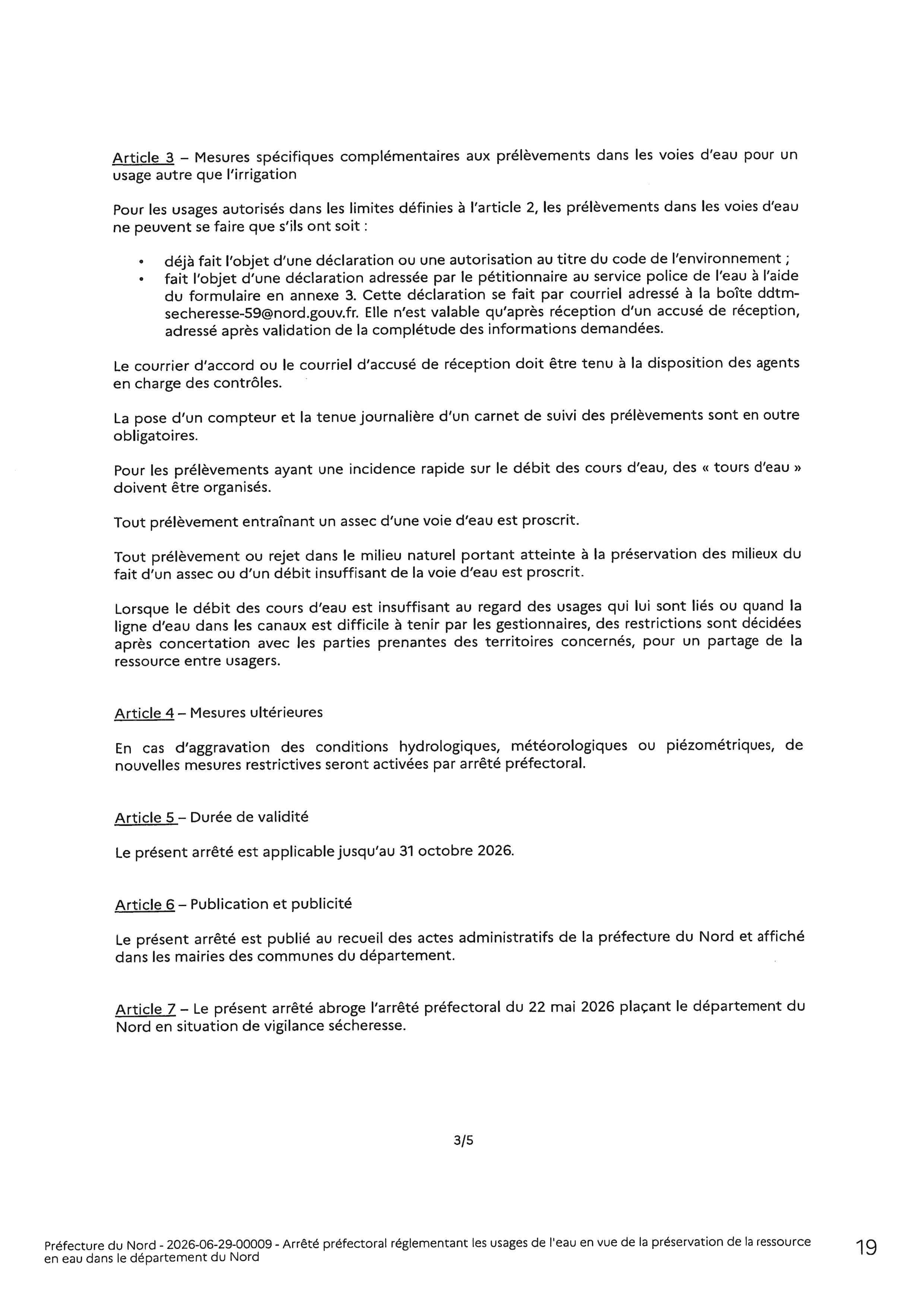 Arrêté pref sécheresse p3