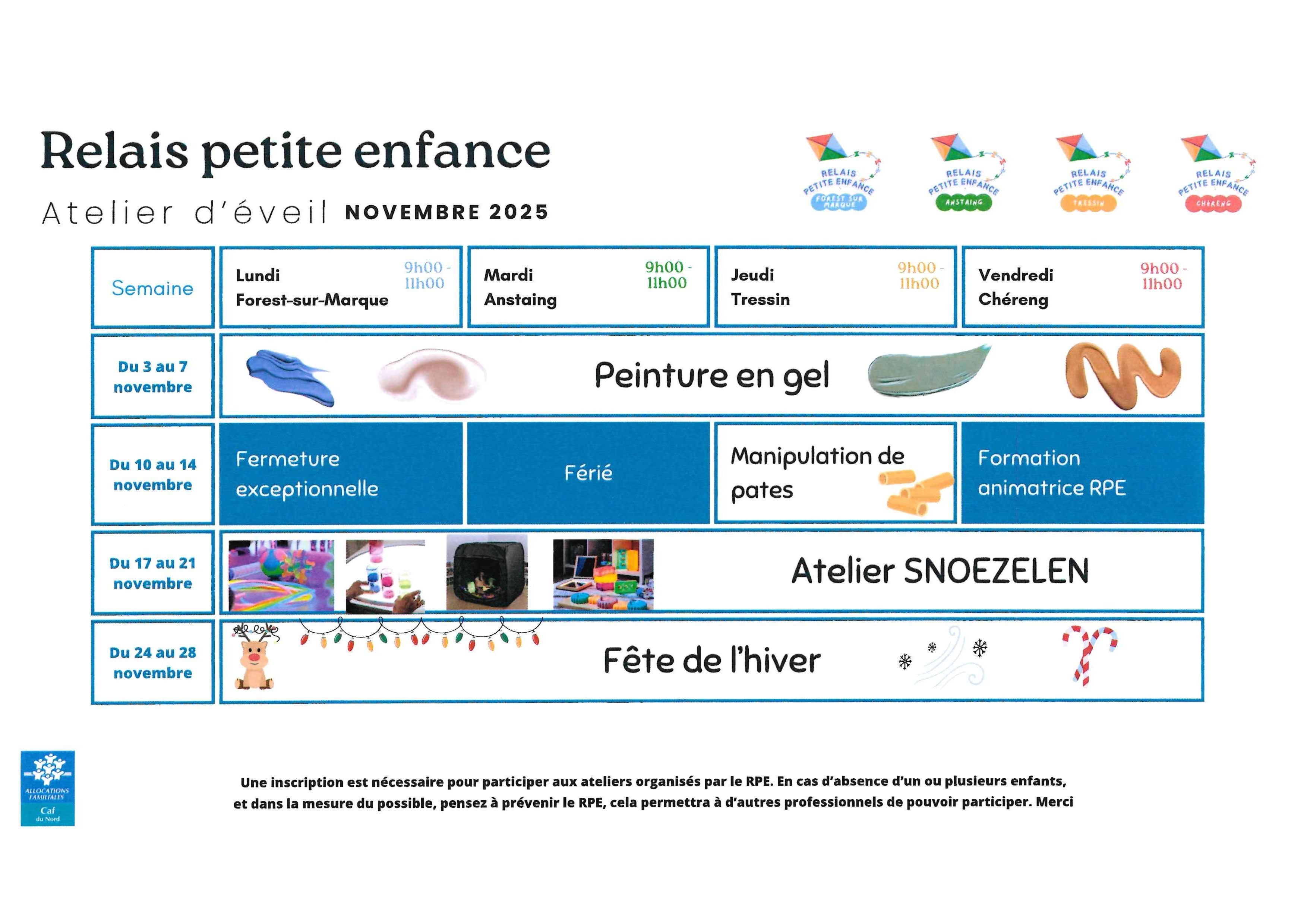 Programme RPE nov 2025