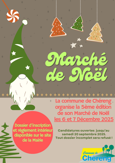 illustration candidature marché de Noël