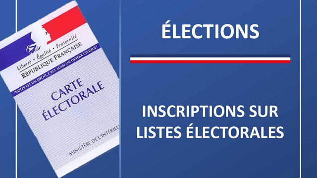 Inscriptions listes électorales